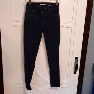 Levi 721 high rise skinny dark rinse size 26